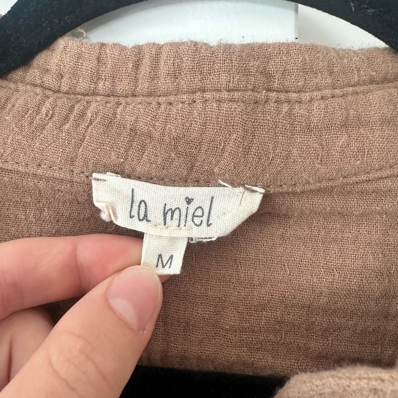 Brown Button-Up - Picture 3 of 3